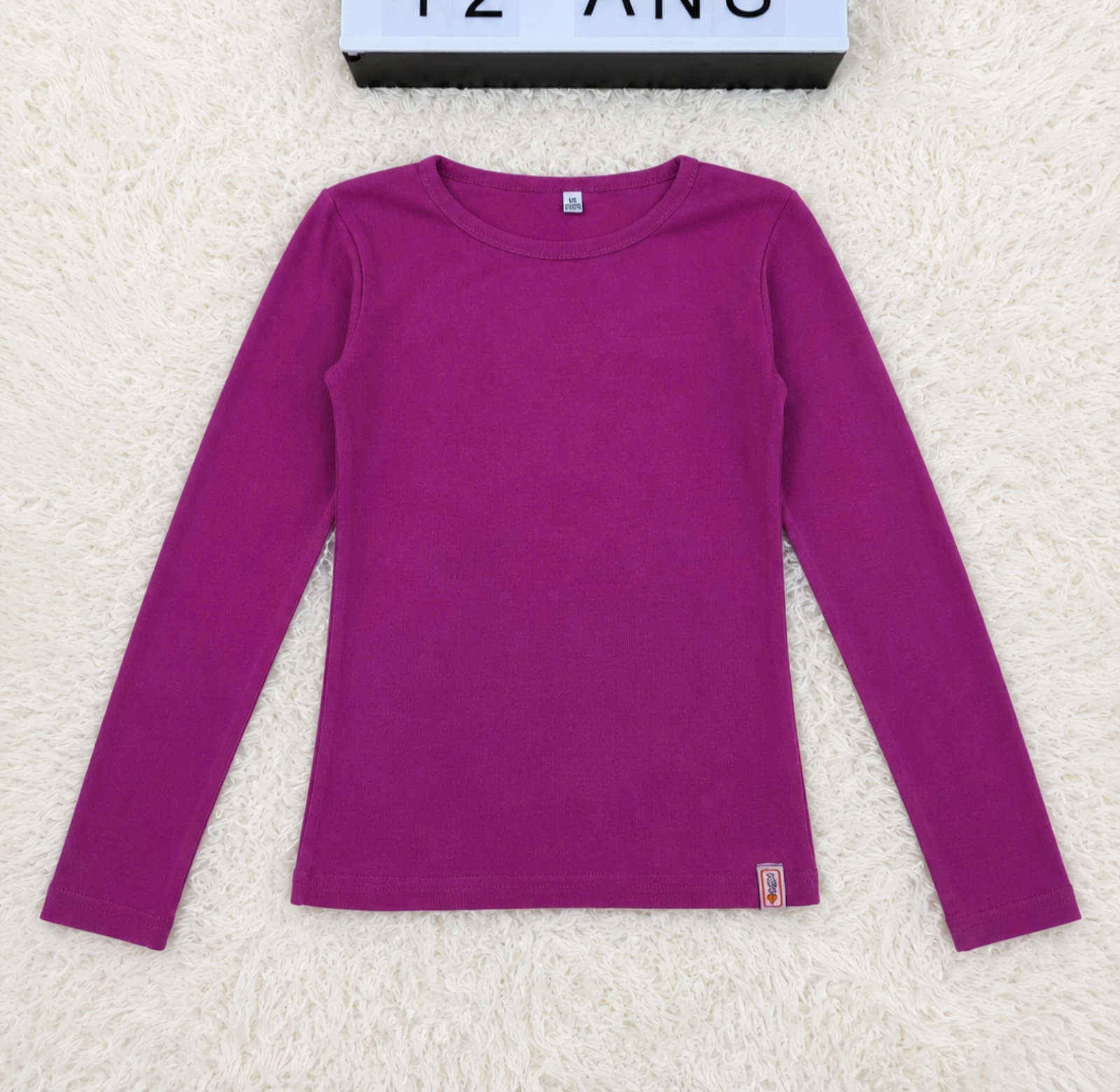 T-shirt lange mouwen S62R paars XS 12/13 jaar 👒 – photo 2